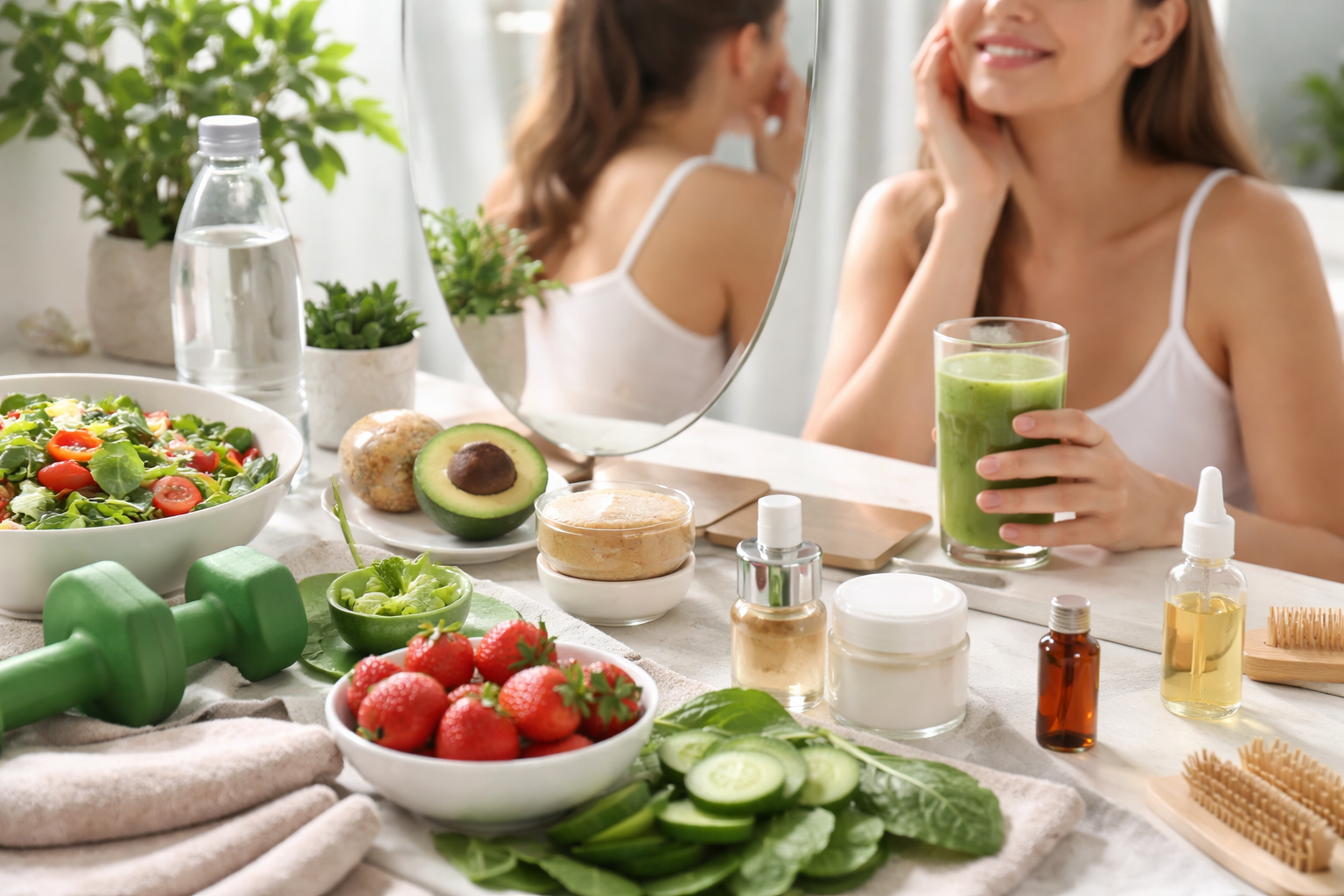 The Ultimate Guide to Achieving Healthy Skin and Hair Through Lifestyle Changes