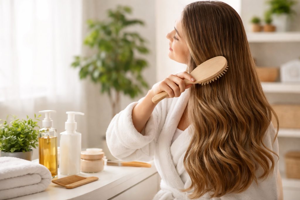 Healthy Hair with a Simple Routine